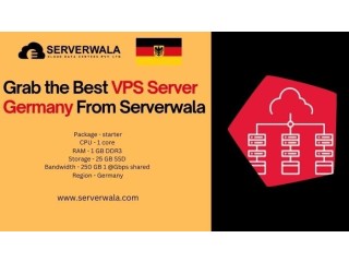 Grab the Best and cheap VPS Server Germany From Serverwala