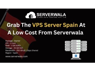 Grab The VPS Server Spain At Low Cost From Serverwala