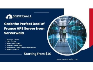 Grab the Perfect Deal of France VPS Server from Serverwala