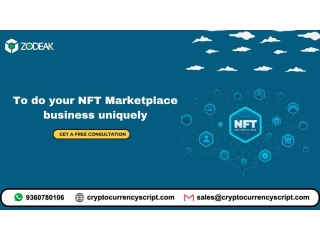 To do your NFT Marketplace business uniquely