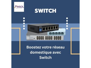 Boostez votre réseau domestique avec Switch- Pinsol