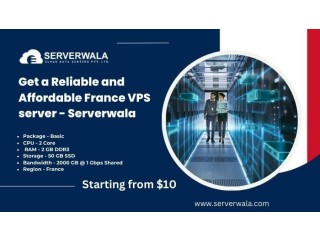 Get a Reliable and Affordable France VPS server - Serverwala