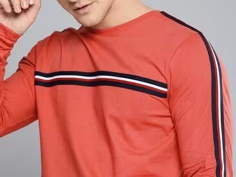 crew-neck-t-shirt-with-placement-stripes