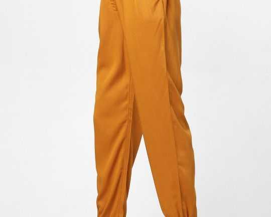 only-women-mustard-yellow-regular-fit-solid-joggers