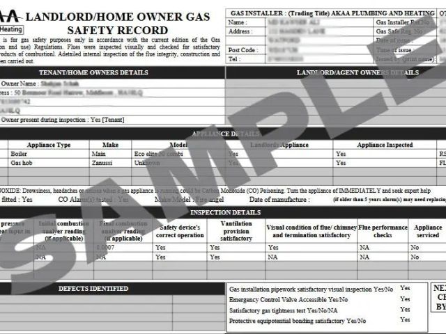 gas-safety-certificate-hounslow
