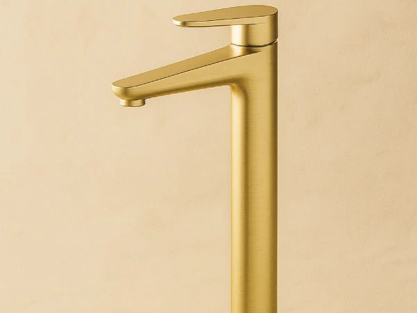 brushed-brass-bathroom-sink-taps