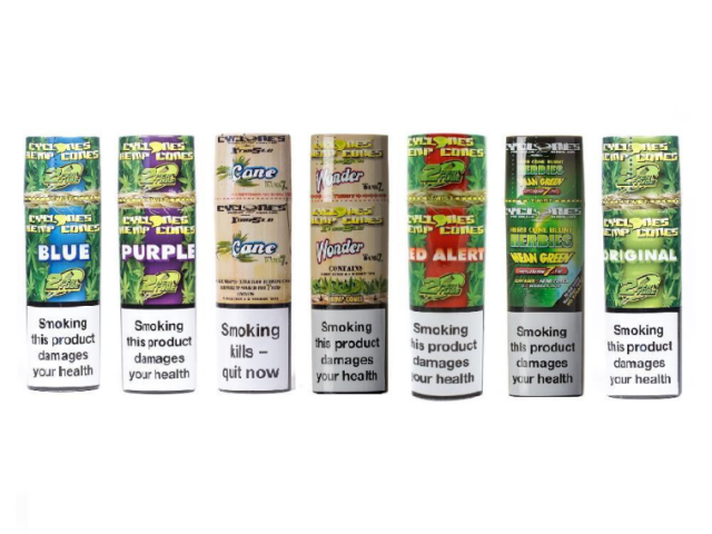 cyclones-extra-slow-hemp-blunt-cone-wraps-for-smooth-smoking