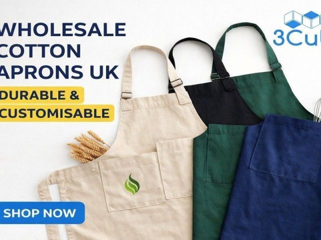 wholesale-cotton-aprons-uk-durable-customisable