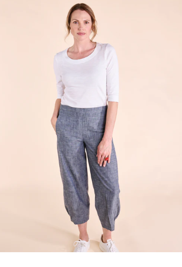 relaxed-style-with-cotton-chambray-bubble-trousers-big-0