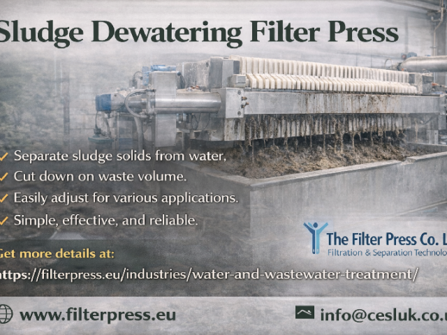 sludge-dewatering-filter-press-efficient-wastewater-solution