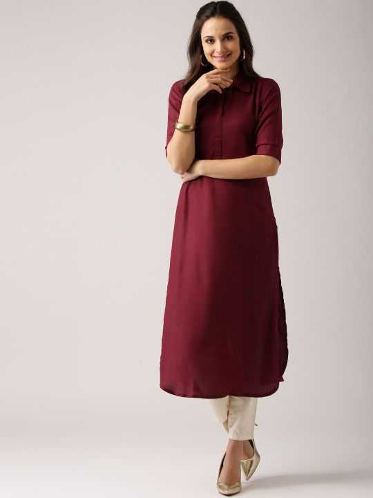 libas-women-maroon-woven-design-pathani-kurta-big-0