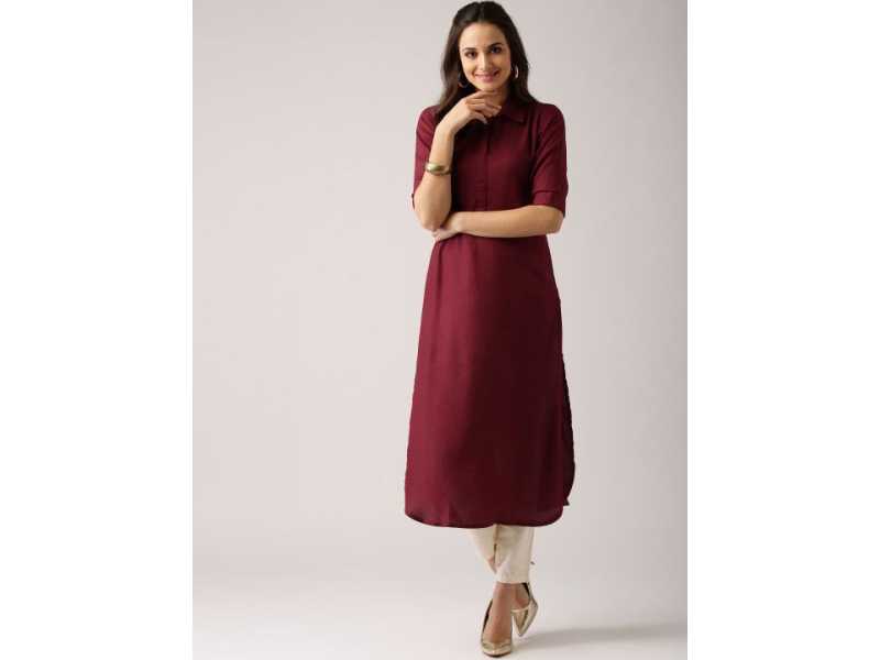 libas-women-maroon-woven-design-pathani-kurta-small-0
