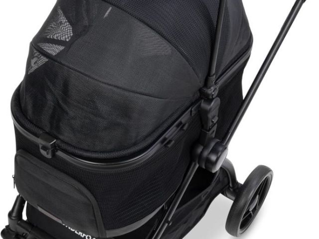 premium-dog-stroller-uk-silver-circle-pets