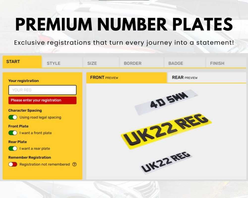 premium-number-plates-in-the-uk-for-a-stylish-vehicle-finish