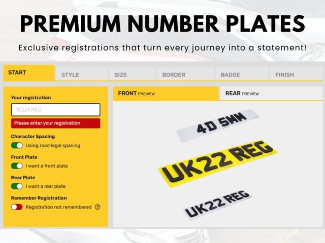 premium-number-plates-in-the-uk-for-a-stylish-vehicle-finish