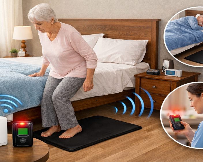 wireless-floor-pressure-mat-alarms-system-for-dementia-care-in-uk