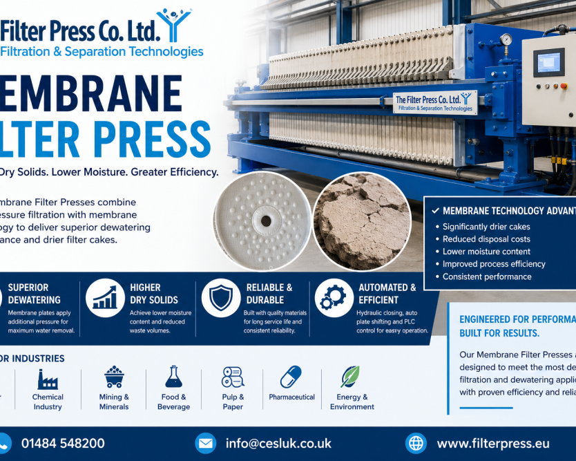 membrane-filter-press-for-efficient-sludge-dewatering