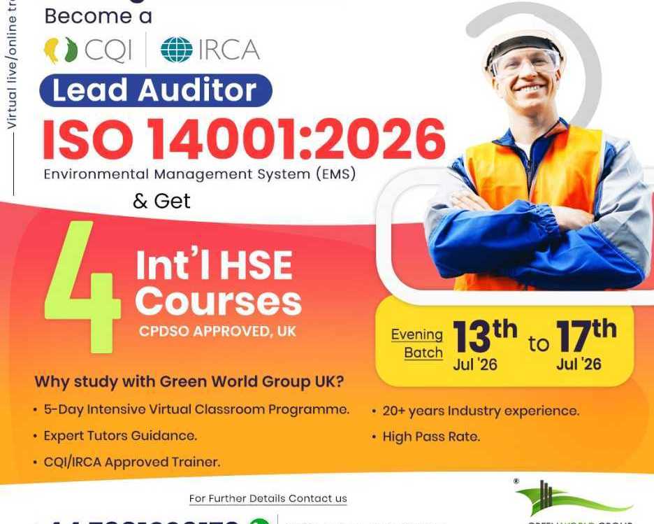 iso-14001-lead-auditor-course-uk-green-world-group