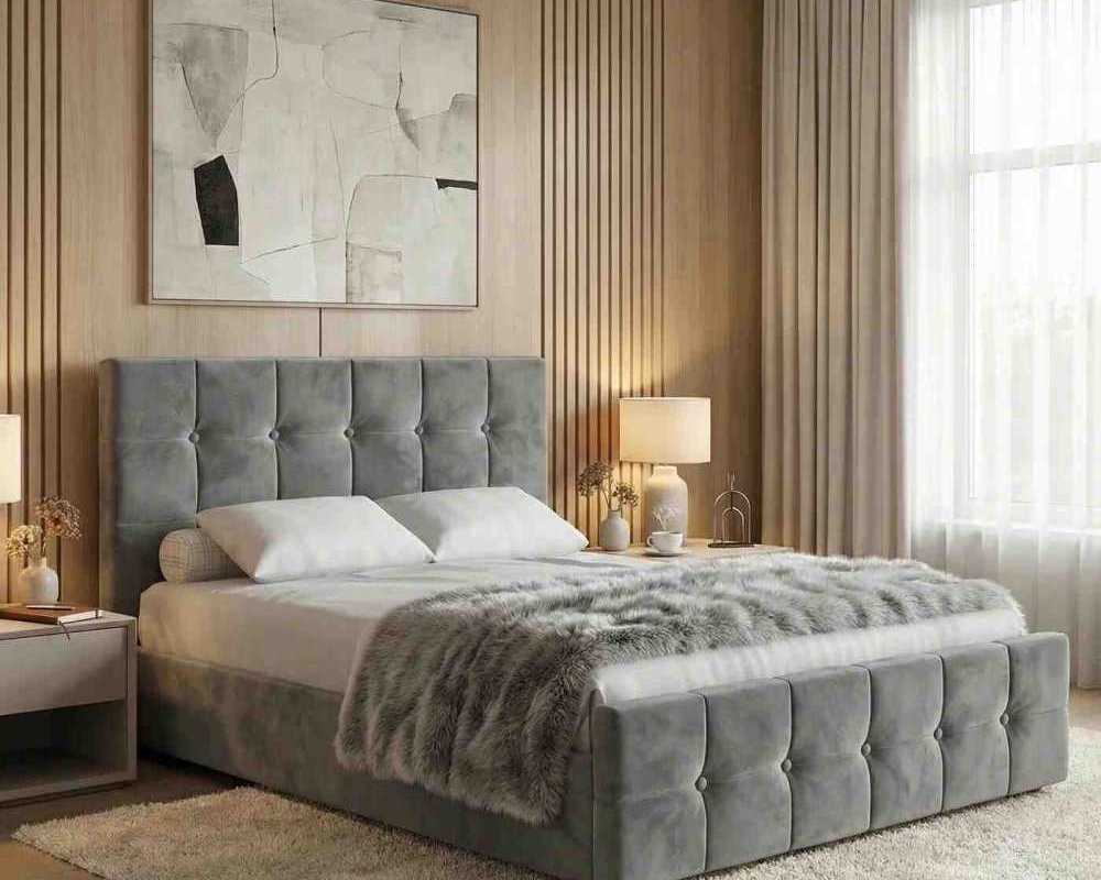 grey-double-square-panel-ottoman-bed-with-hidden-base-storage