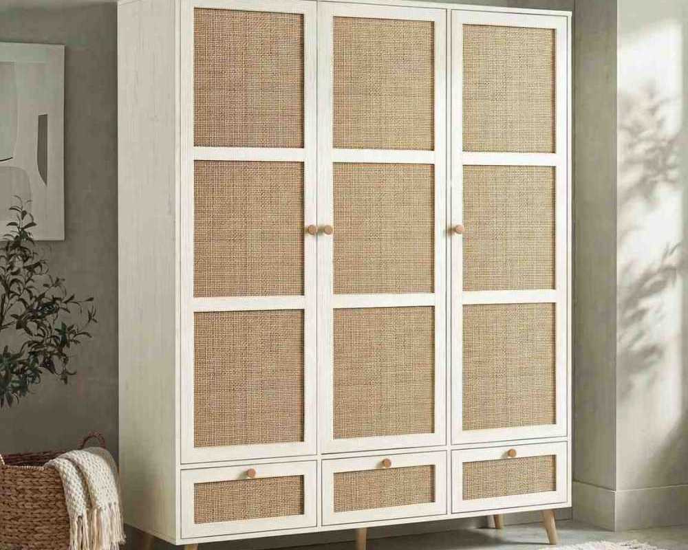 wovena-white-3-door-rattan-wardrobe