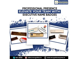 Professional Presence Elevate Your Team with Executive Name Badges
