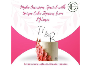 Celebrate in Style with our Exclusive Cake Toppers - Shop now