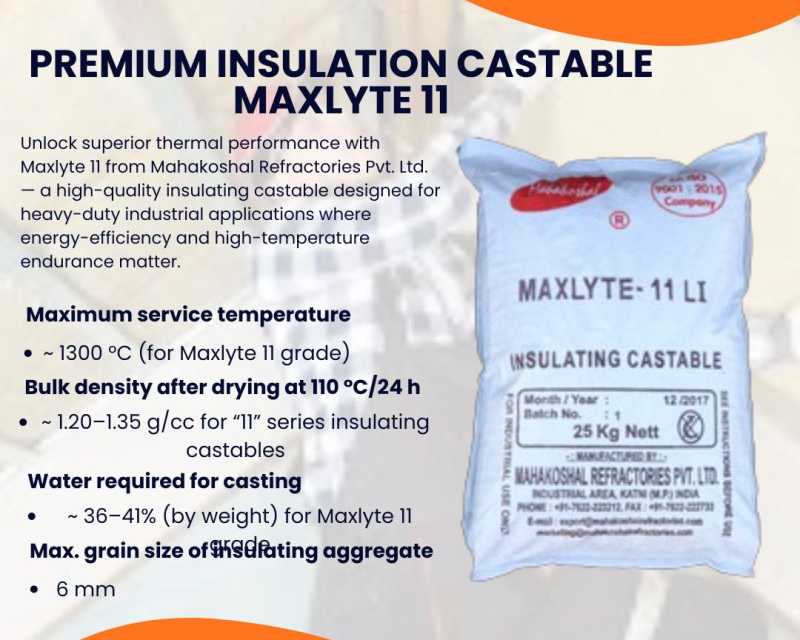 best-insulation-castables-maxlyte-11-supplier-in-ludhiana