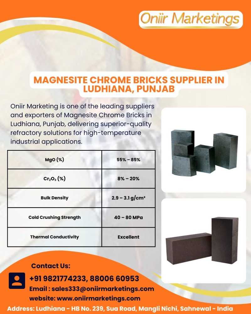 magnesite-chrome-bricks-supplier-in-ludhiana-punjab-big-0