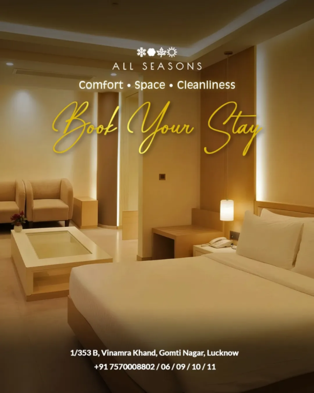 3-star-hotel-spa-restaurant-in-gomti-nagar-all-seasons-stay-big-0