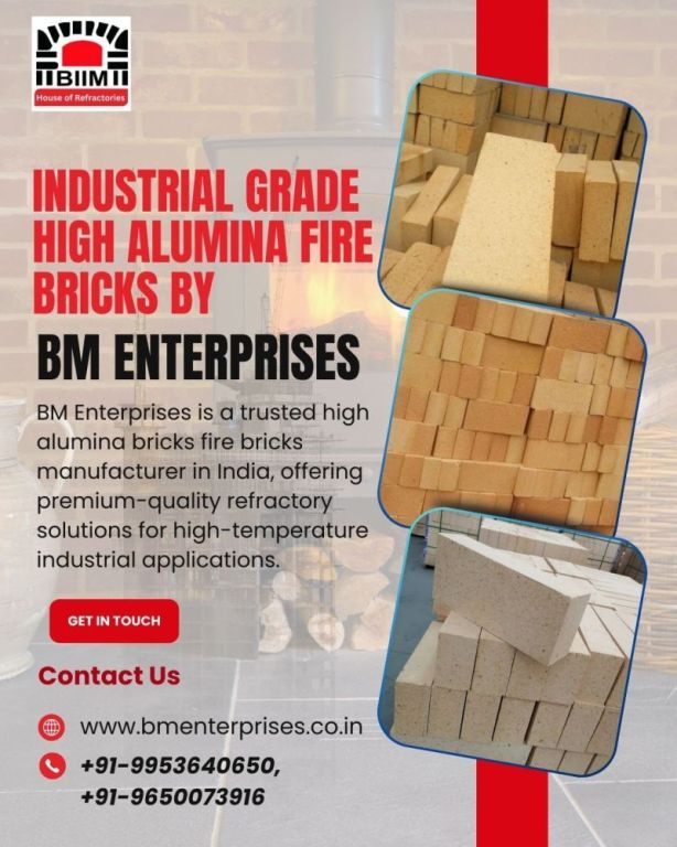 industrial-grade-high-alumina-fire-bricks-by-bm-enterprises-big-0