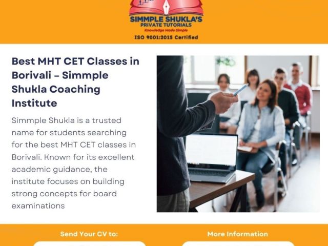 best-mht-cet-classes-in-borivali-simmple-shukla