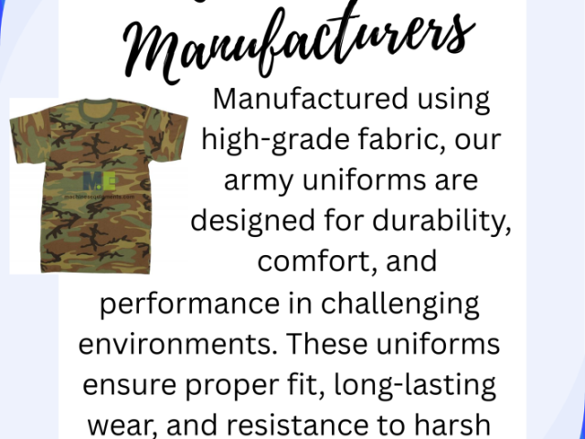 army-equipment-manufacturers-suppliers