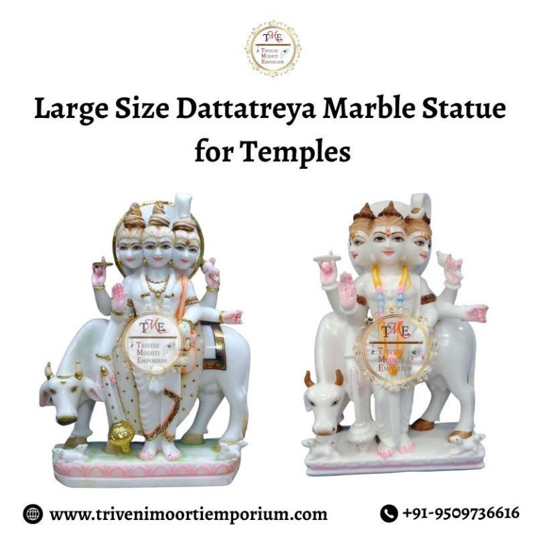 large-size-dattatreya-marble-statue-for-temples-big-0