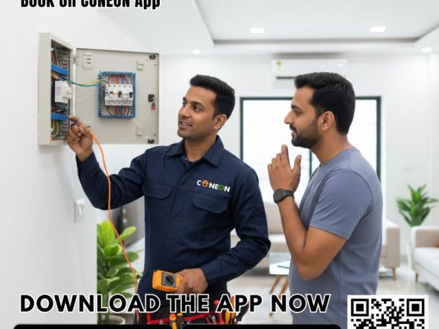 electrician-service-in-gurgaon-book-on-coneon-app