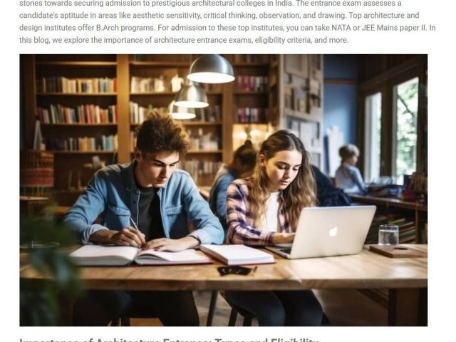 importance-of-architecture-entrance-exams