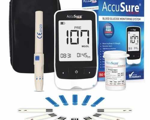 buy-glucometer-rs1400-accusure-india-fast-results