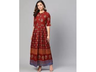 maxi-length-floral-print-gown-dress-small-0