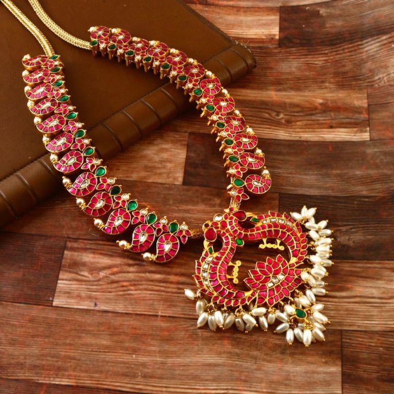 trendy-kundan-layered-necklace-stylish-royal-glamour-big-0