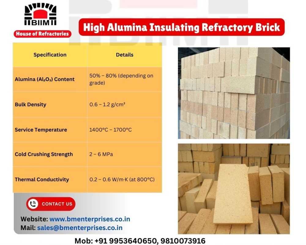high-alumina-insulating-refractory-brick-by-bm-enterprises