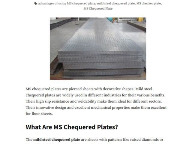 top-advantages-of-using-ms-chequered-plate