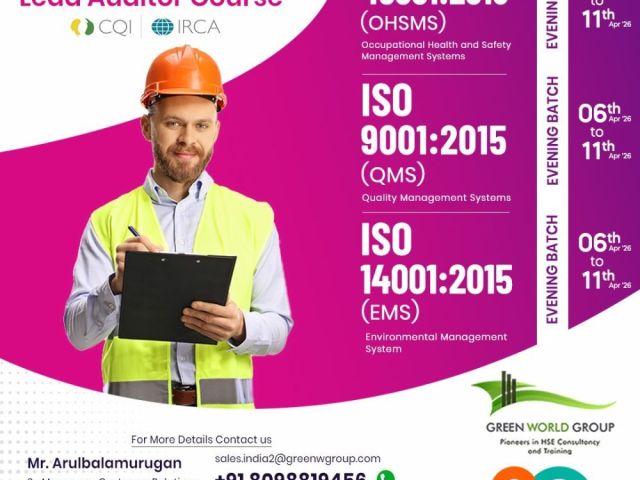 best-iso-lead-auditor-course-in-dindigul