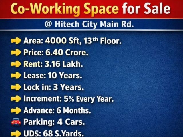 sale-of-commerical-property-with-co-working-space-at-hitechcity