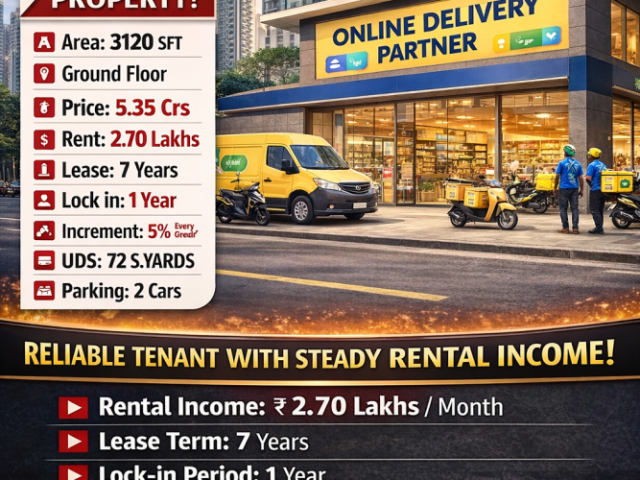 sale-of-commerical-property-tenant-of-online-delivery-partner