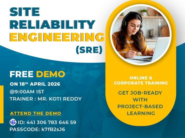 site-reliability-engineering-free-demo-join-now-apr-18th