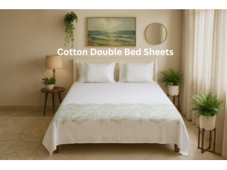 cotton-double-bed-sheets-with-pillow-covers-small-0