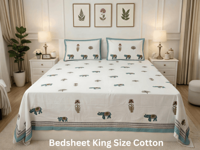 king-size-cotton-bedsheets-with-pillow-covers