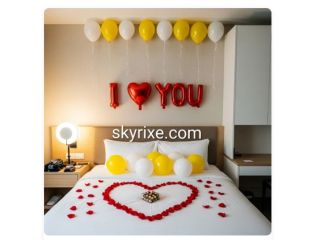 romantic-room-decoration-in-mumbai-for-couples-skyrixe-small-0