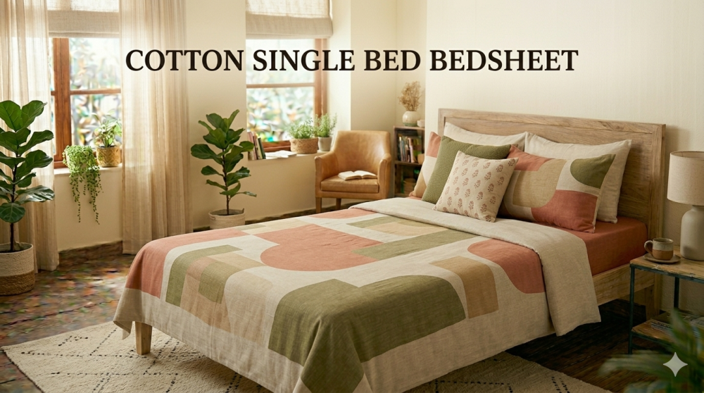 cotton-single-bed-bedsheet-soft-breathable-durable-big-0