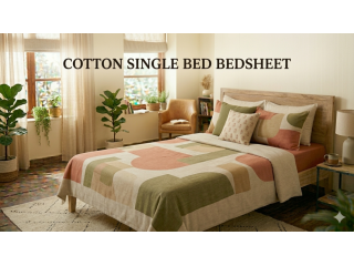 cotton-single-bed-bedsheet-soft-breathable-durable-small-0