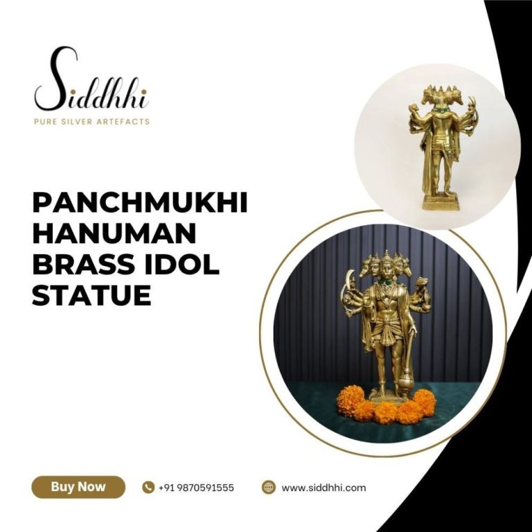 buy-panchmukhi-hanuman-brass-idol-protection-vastu-big-0